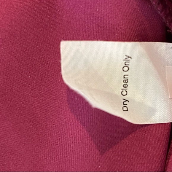 CAbi style 922 Frolic plum lace pencil skirt exposed back zipper - Picture 7 of 9